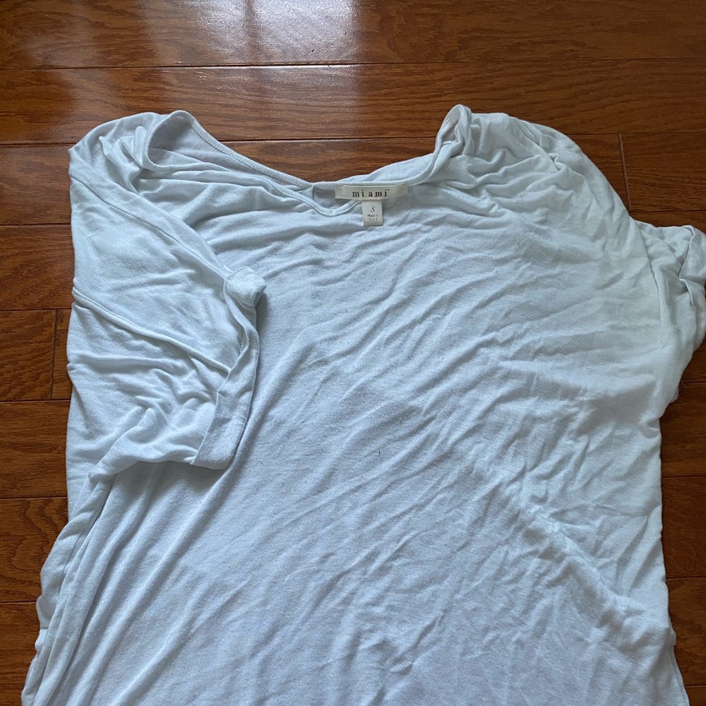 flowy white top